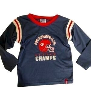 Levi's Navy and Red Long Sleeve Tee